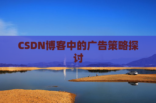 CSDN博客中的广告策略探讨